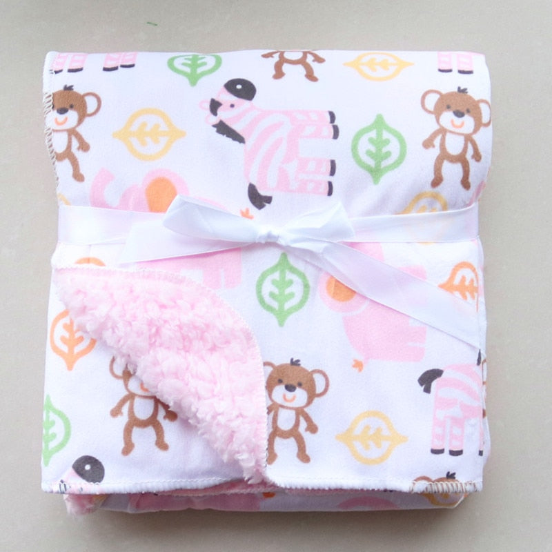 Thick Fleece Baby Blankets