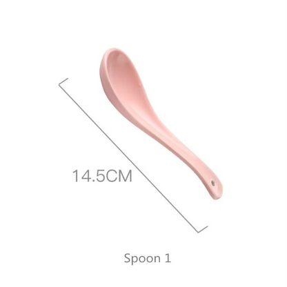 Pink with Golden Rim Tableware