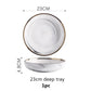 Gold Marble Tableware Set