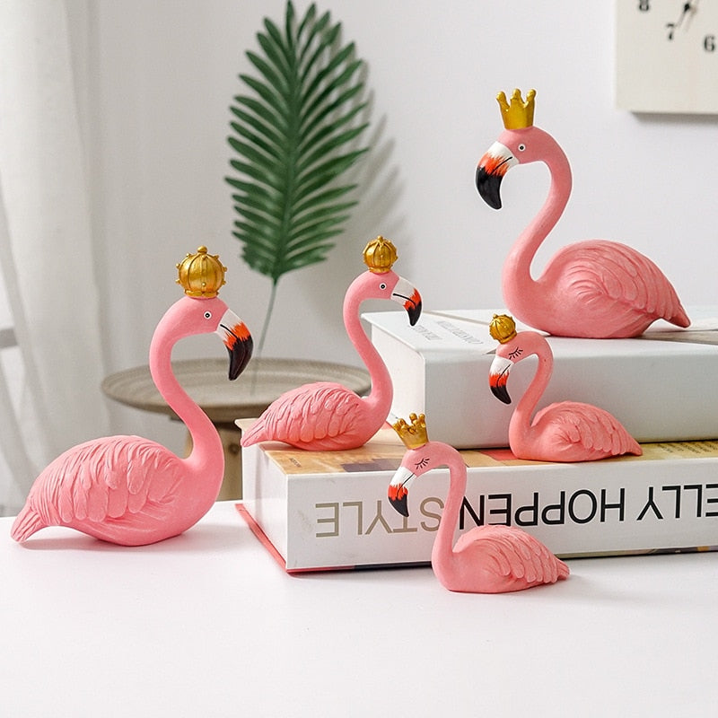 Pink Flamingo Statue