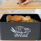 Bread Bin With Bamboo Cutting Board