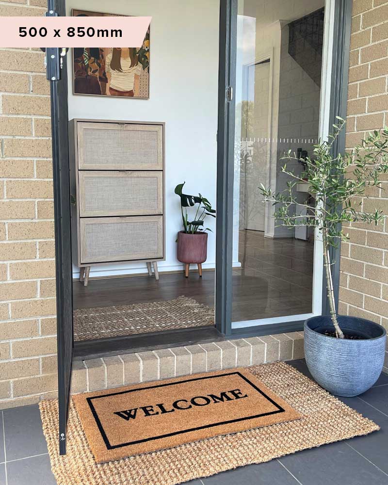 Classic Welcome Doormat Embossed