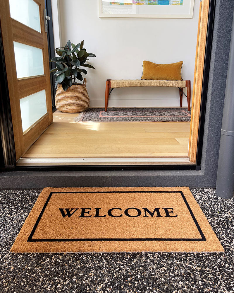 Classic Welcome Doormat Embossed