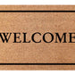 Classic Welcome Doormat Embossed