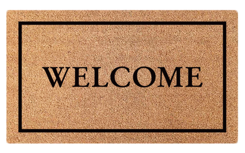 Classic Welcome Doormat Embossed