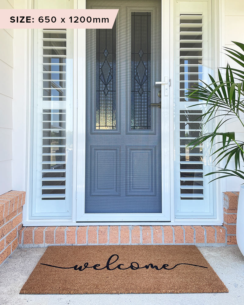 Welcome Doormat Embossed