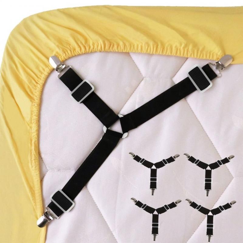 Adjustable Bed Suspenders (4 Piece)