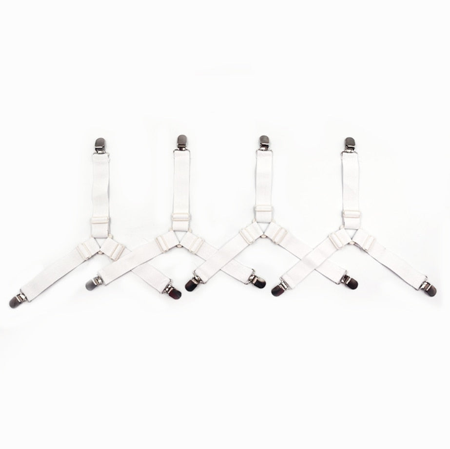 Adjustable Bed Suspenders (4 Piece)