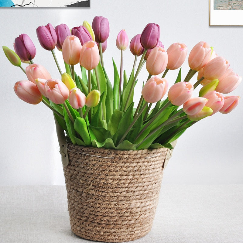 Tulip Artificial Flowers - 5 Piece