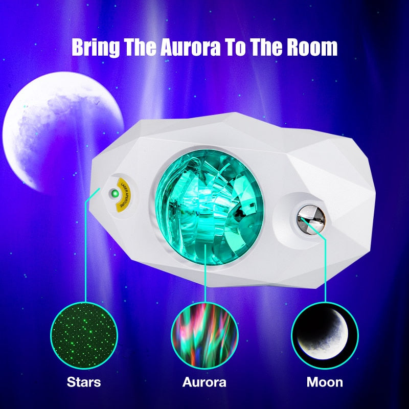 Aurora Starry Sky &amp; Moon Projector