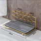 Golden Frame Bathroom Storage Rack