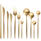 Stylish Gold Cutlery