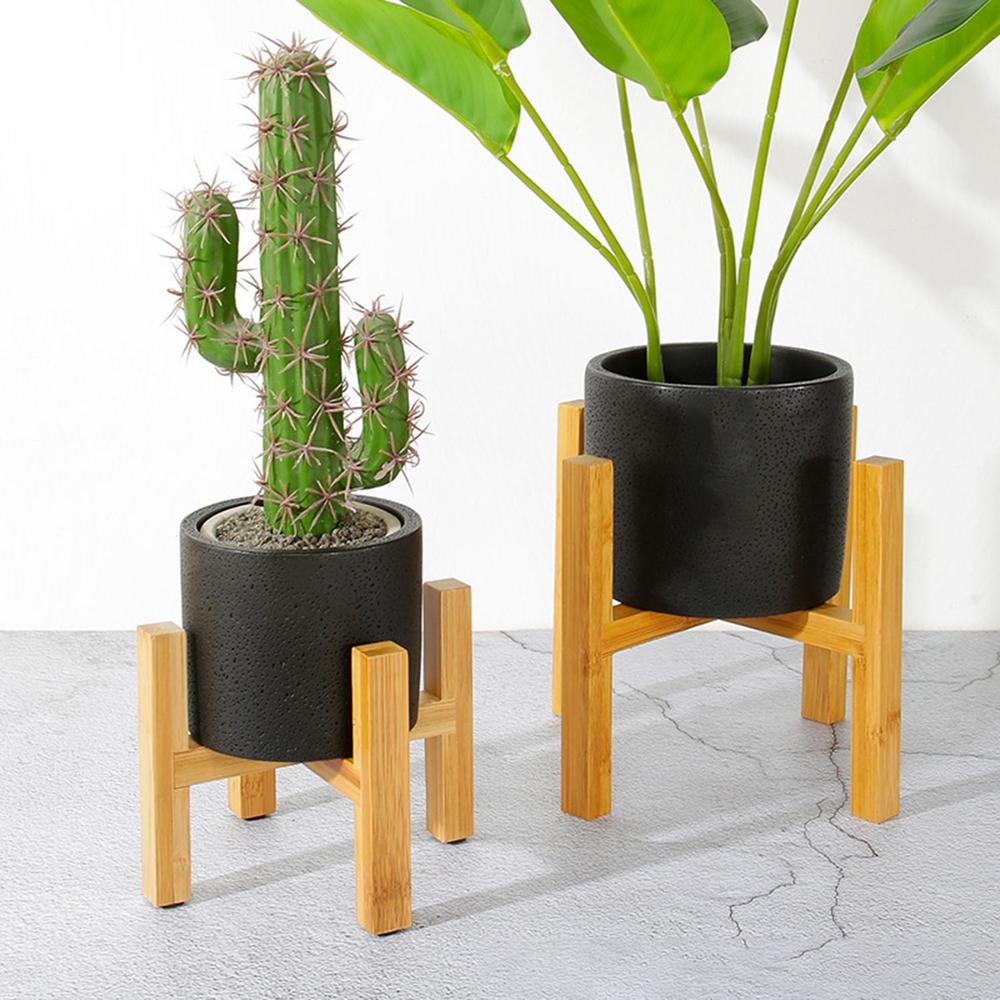 Wooden Pot Plant Holder