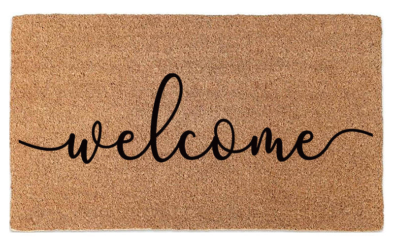 Welcome Doormat Embossed