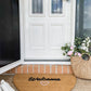 Welcome with Love Semi-Circle Doormat Embossed