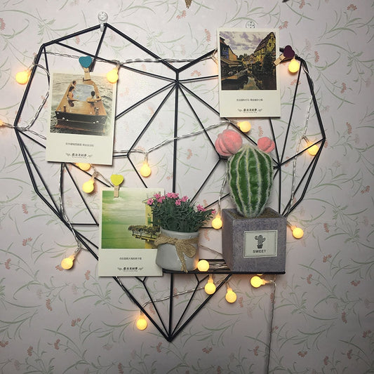 Heart-Shaped DIY Photo Grid