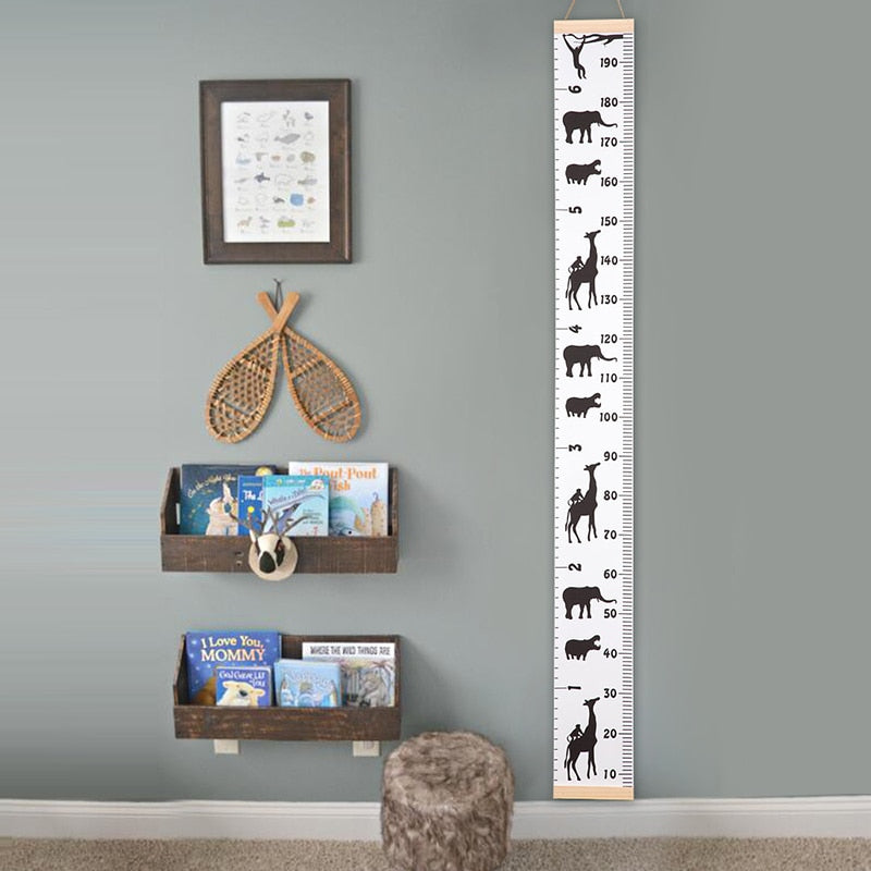 Kid&#39;s Height Chart - Cheeky Animal Collection