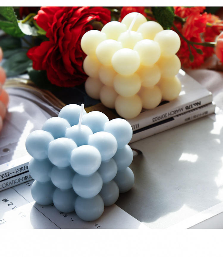 Rounded Cube Candles