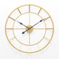 Golden European Wall Clock