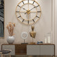 Golden European Wall Clock