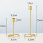 Golden Candle Holders