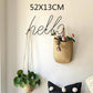 Greeting Wall Decor