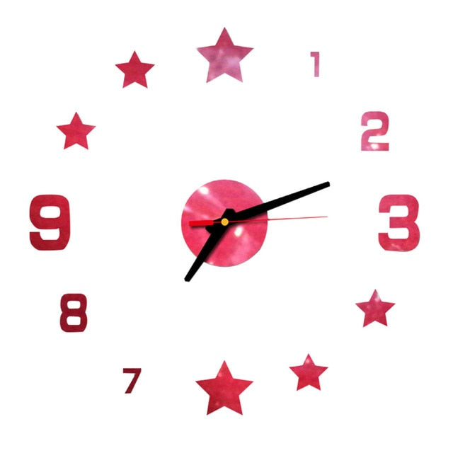 Stars DIY Wall Clock