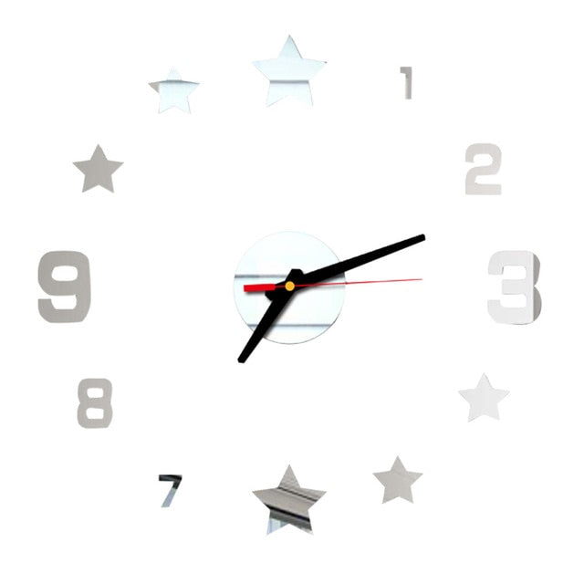 Stars DIY Wall Clock