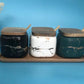 Marble Ceramic Seasoning Jars