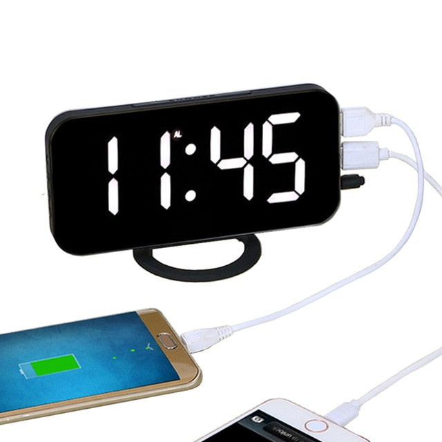 Electronic Charging LED Alarm Clock