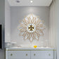 Iron Flower Wall Clock