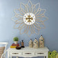 Iron Flower Wall Clock