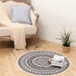 Round Bohemian Rug