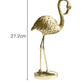 Gold Flamingo Decorative Ornament