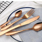 Rose Gold Cutlery Set (4 Piece)