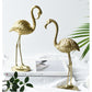 Gold Flamingo Decorative Ornament