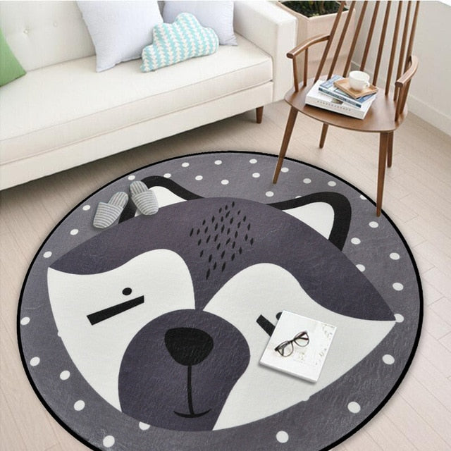 Round Children's Play Mat