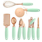 7 Piece Rose Gold Utensil Set