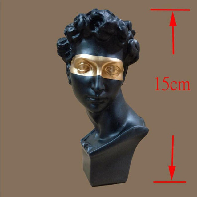 Masked Roman Art Sculpture