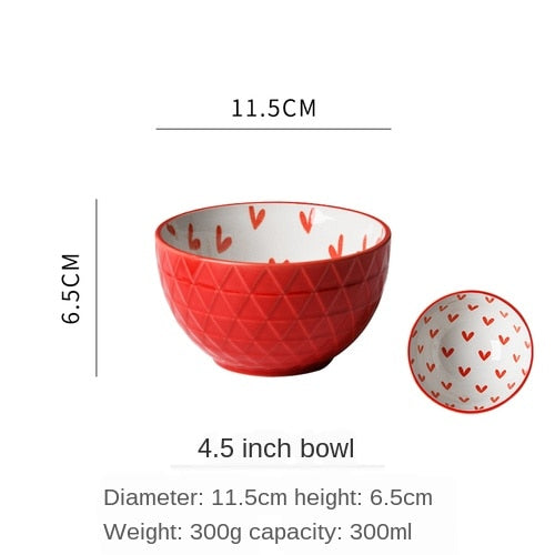 Ceramic Embossed Bowls