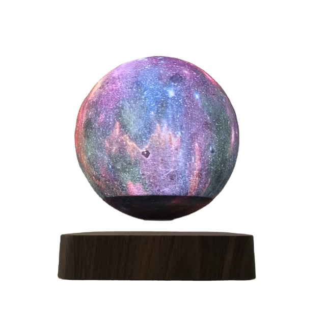 Floating Galaxy Moon Lamp