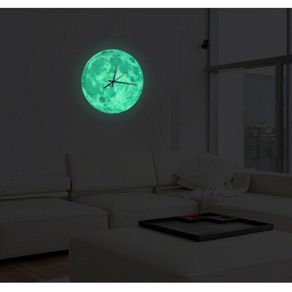 Luminous Moon Clock